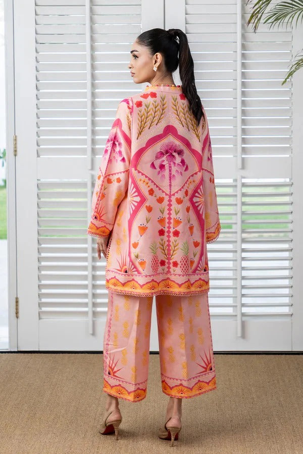 Elegant Digital Muslin Co-ord Set