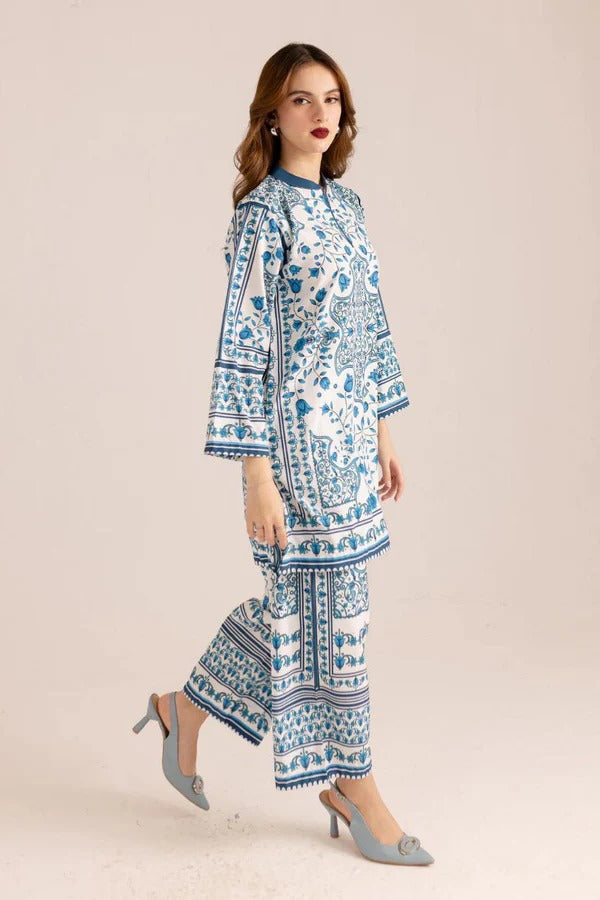 SLIENT PRINTED Serene Bloom Co-ords Set