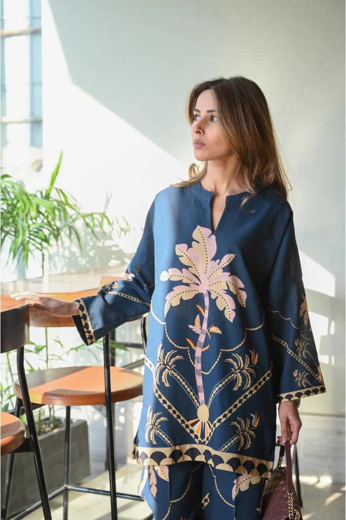 Blue Moon DESIGN PRINTED CO-ORD SET