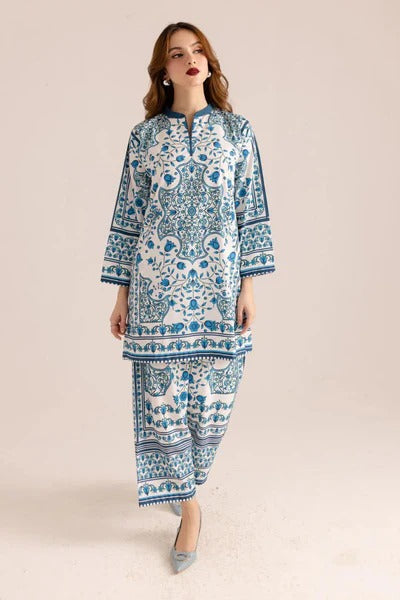 SLIENT PRINTED Serene Bloom Co-ords Set
