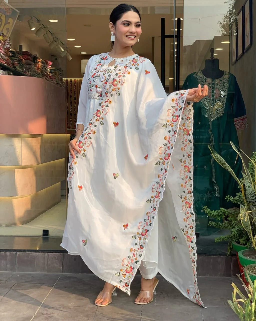 Minimalist Charm: Elegant Cream Kurta for Effortless Everyday Style