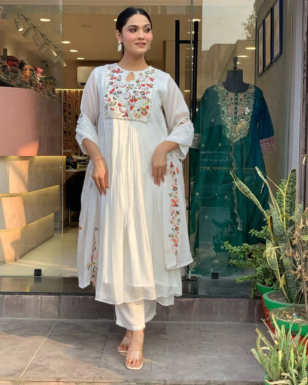 Minimalist Charm: Elegant Cream Kurta for Effortless Everyday Style